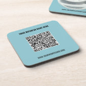 Dessous-de-verre Nom du code QR Site Web Caster de boisson professi (Côté gauche)