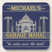 Dessous-de-verre Nom fait sur commande drôle de la caverne | (Devant)