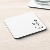 Dessous-de-verre Nom personnalisé du script moderne (Côté gauche)