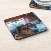 Dessous-de-verre Nom : Rêves de Chien Endormi (Côté gauche)