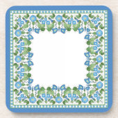 Dessous-de-verre Nostalgique Blue Morning Gloire Ensemble de Dessou (Devant)