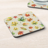 Dessous-de-verre nostalgique victorien look automne feuilles (Côté gauche)