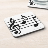 Dessous-de-verre Notes de musique (Côté gauche)