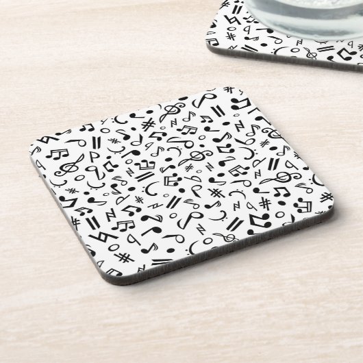 Dessous-de-verre notes de musique (Côté gauche)