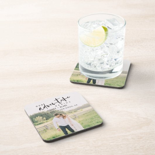 Dessous-de-verre Notre aventure commence Script Photo Enregistrer l (Côté Droit)