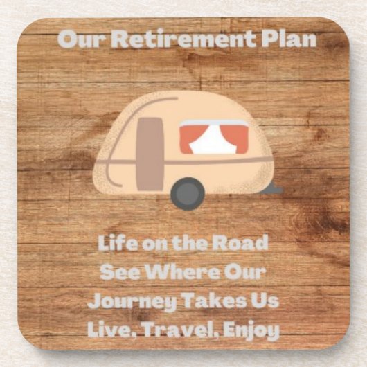 Dessous-de-verre Notre régime de retraite sur un (Devant)