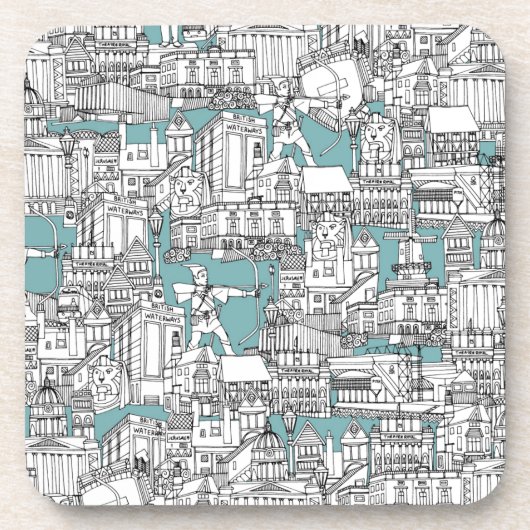DESSOUS-DE-VERRE NOTTINGHAM BLEU (Devant)