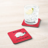 Dessous-de-verre N'oublie pas de fermer la porte à clé. (Côté Droit)