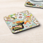 Dessous-de-verre Nourriture japonaise : Motif 4 de sushi (Côté gauche)