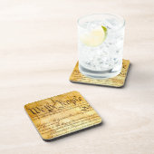 Dessous-de-verre Nous le peuple - Constitution (Côté Droit)