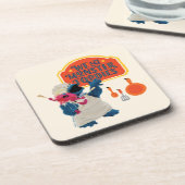 Dessous-de-verre Nous sommes les gourmands du monstre (Côté gauche)