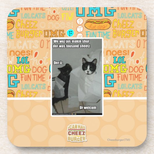 Dessous-de-verre Nous sur de makin de jus de wuz (Devant)