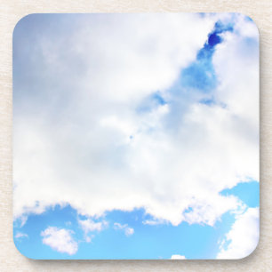 Dessous-de-verre Nuages blancs et ciel bleu