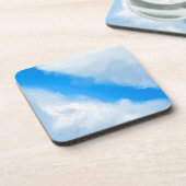 Dessous-de-verre Nuages - Bleu (Côté gauche)