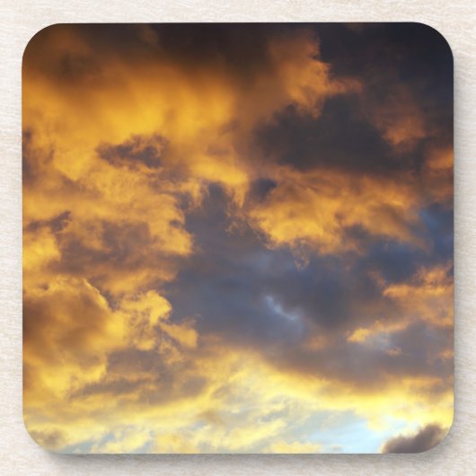 Dessous-de-verre Nuages couchés de soleil (Devant)