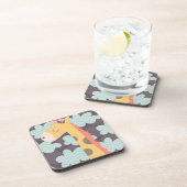 Dessous-de-verre Nuages et girafes (Côté Droit)