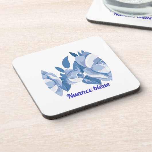 Dessous-de-verre Nuance bleue (Côté gauche)