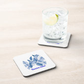 Dessous-de-verre Nuance bleue (Côté Droit)