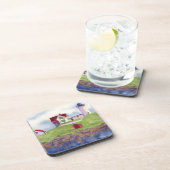 Dessous-de-verre Nubble Light House York Maine (Côté Droit)