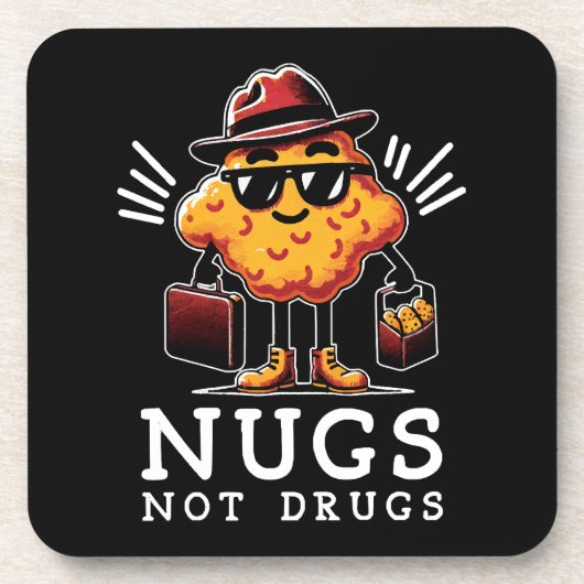Dessous-de-verre Nuggets Croustillants Pas de Drogue (Devant)