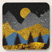 Dessous-de-verre Nuit dorée (Devant)