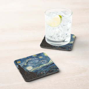 Dessous-de-verre Nuit Van Gogh Starry
