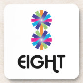 Dessous-de-verre Numéro 8 conception créative (Devant)