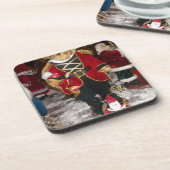 Dessous-de-verre Nutcracker Teddy Bear Collection de Noël (Côté gauche)