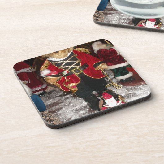 Dessous-de-verre Nutcracker Teddy Bear Collection de Noël (Côté gauche)