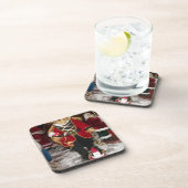 Dessous-de-verre Nutcracker Teddy Bear Collection de Noël (Côté Droit)