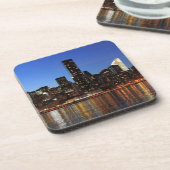 Dessous-de-verre NYC New York City Manhattan Nuit (Côté gauche)