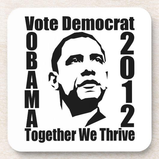 DESSOUS DE VERRE OBAMA 2012 (Devant)