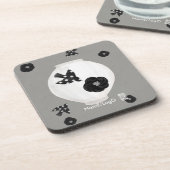 Dessous-de-verre objet_22_camélia, oiseau et poterie (Côté gauche)