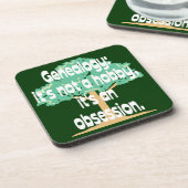 Dessous-de-verre Obsession de généalogie (Côté gauche)