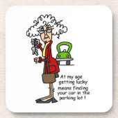 Dessous-de-verre Obtenir un Humour chanceux (Devant)