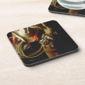 Dessous de verre occidentaux de lever de soleil de (Côté gauche)