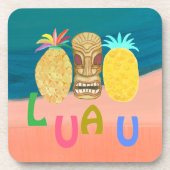 Dessous-de-verre Ocean Tiki Pineapple Luau (Devant)