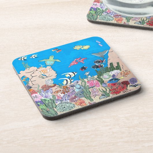 Dessous-de-verre Océanie (Côté gauche)