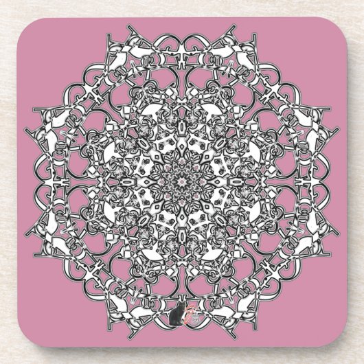 Dessous de verre Octa Glyph Dawn fabuleux (Devant)