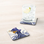 Dessous-de-verre Octopus avec Casquette nautique (Côté Droit)