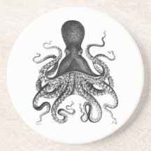 Dessous de verre Octopus vintage