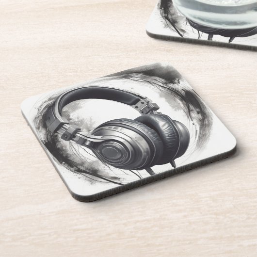 Dessous-de-verre Odeur musicale pour écouteurs (Côté gauche)