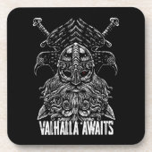 Dessous-de-verre Odin ravens Viking Mythologie Valhalla attend (Devant)