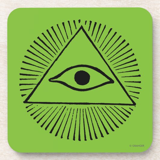 Dessous-de-verre Oeil de Dieu (Devant)