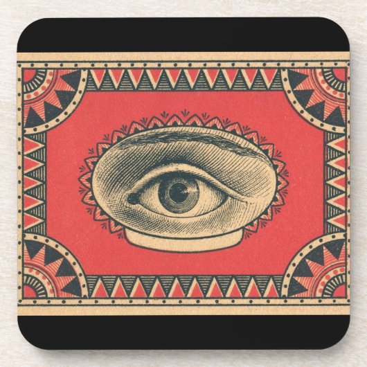 Dessous-de-verre oeil de sagesse (Devant)