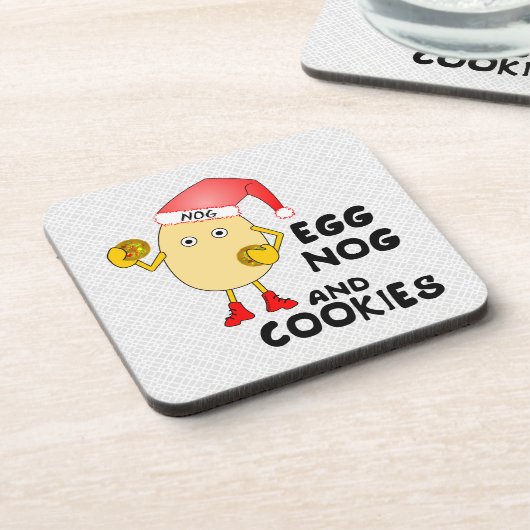 Dessous-de-verre Oeuf de Santa Hat Nog (Côté gauche)