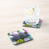 Dessous-de-verre Oeufs de Pâques, Ballons de golf de lapin (Côté Droit)