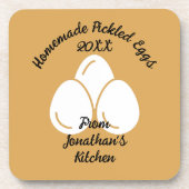 Dessous-de-verre OEufs Pickés Modifiables (Devant)