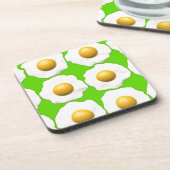 Dessous-de-verre oeufs verts (Côté gauche)
