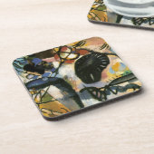 Dessous-de-verre Oeuvre Abstraite de Kandinsky Black Spot (Côté gauche)